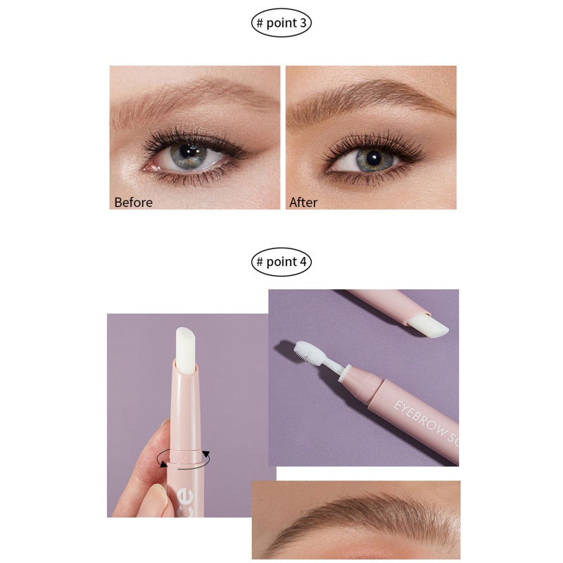 Bút Gel Kẻ Lông Mày 2 Trong 1 Hai Đầu Chống Thấm Nước YOUYO