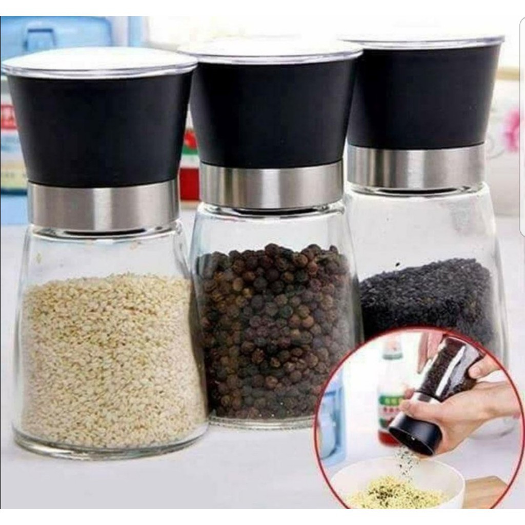 Lọ Đựng Gia Vị Thủy Tinh Kèm Thìa SENNAI 250ml Thủy Tinh Chịu Nhiệt Tặng Kèm Nhãn Tên | BigBuy360 - bigbuy360.vn