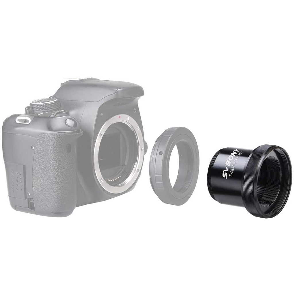 Bộ ngàm chuyển đổi SVBONY SV167 giao diện T sang SCT kèm/ không kèm ngàm chuyển đổi Nikon/ Canon dùng cho kính thiên văn
