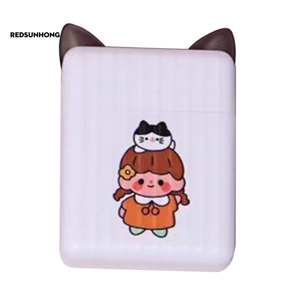 Tai Nghe Có Dây Hình Mèo Hoạt Hình 3.5mm Bền Bỉ