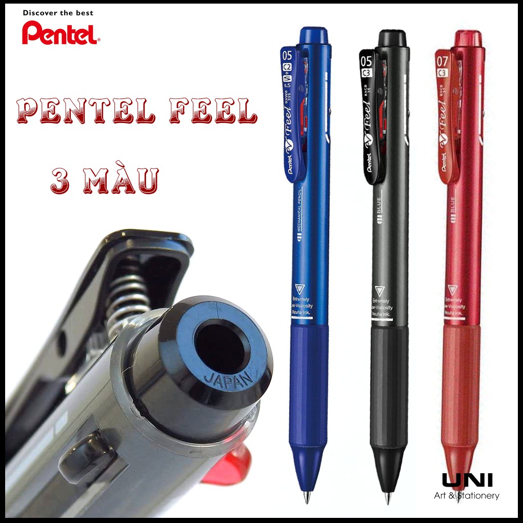 Bút đa năng Pentel Feel Japan cao cấp