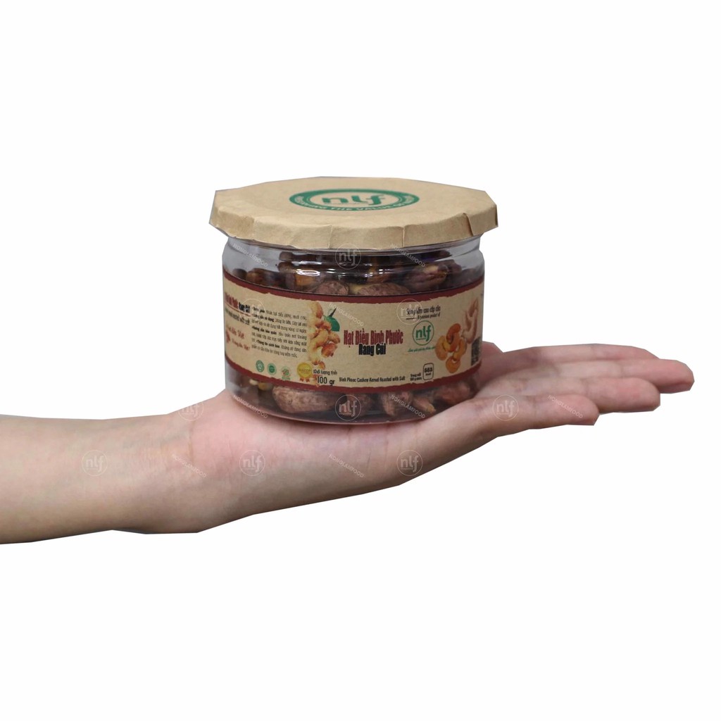 Hạt điều Bình Phước rang củi Nonglamfood 100g | Healthy Snack | Ăn vặt văn phòng | Ăn vặt tốt cho sức khỏe
