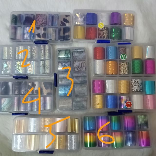Foil dán móng nail