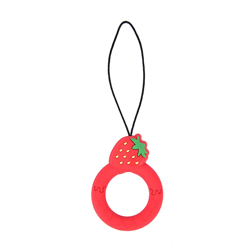 Dây Đeo Điện Thoại Bằng Silicon Hình Hoạt Hình 3D Chống Thất Lạc