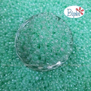 Hạt cườm TQ AAA màu xanh ceylon 2mm