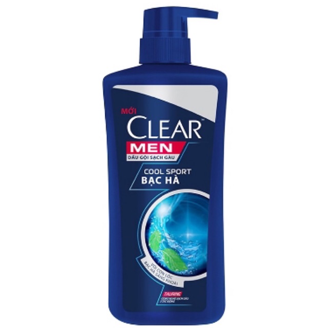 Dầu gội Clear Men bạc hà 300ml