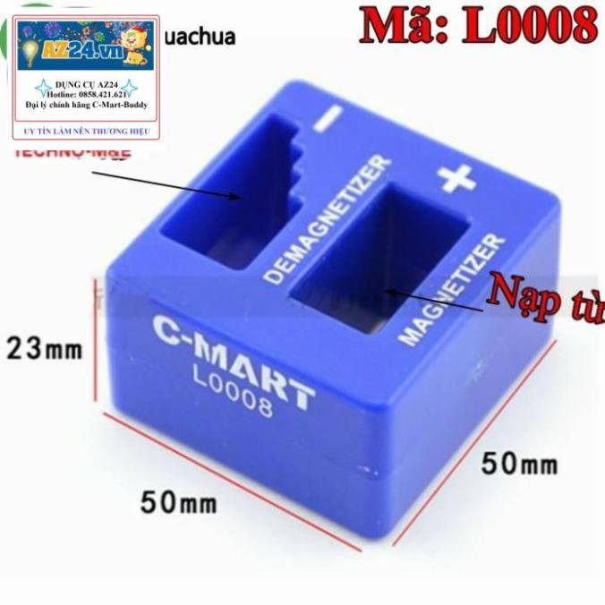 Khử nạp từ tua vít C-MART L0008 màu xanh  RẺ NHẤT THỊ TRƯỜNG