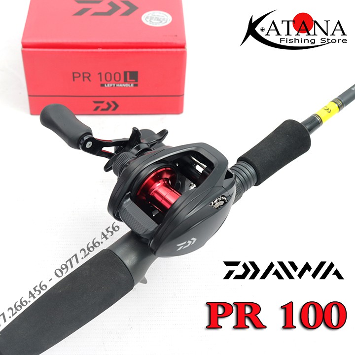 Máy câu ngang Daiwa PR 100L - máy câu hàng hiệu giá học sinh