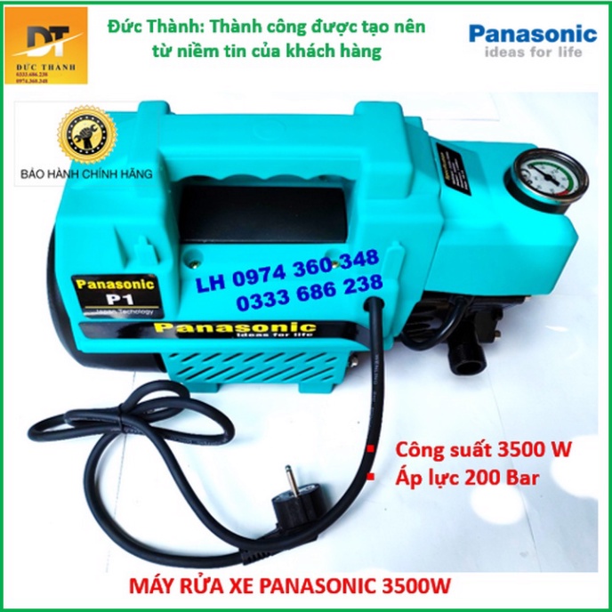 Siêu hot Máy rửa xe PANASONIC 3500W mày xanh