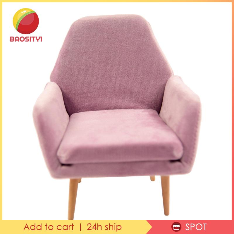 Ghế Sofa Gỗ Trang Trí Nhà Búp Bê Tỉ Lệ 1 / 6
