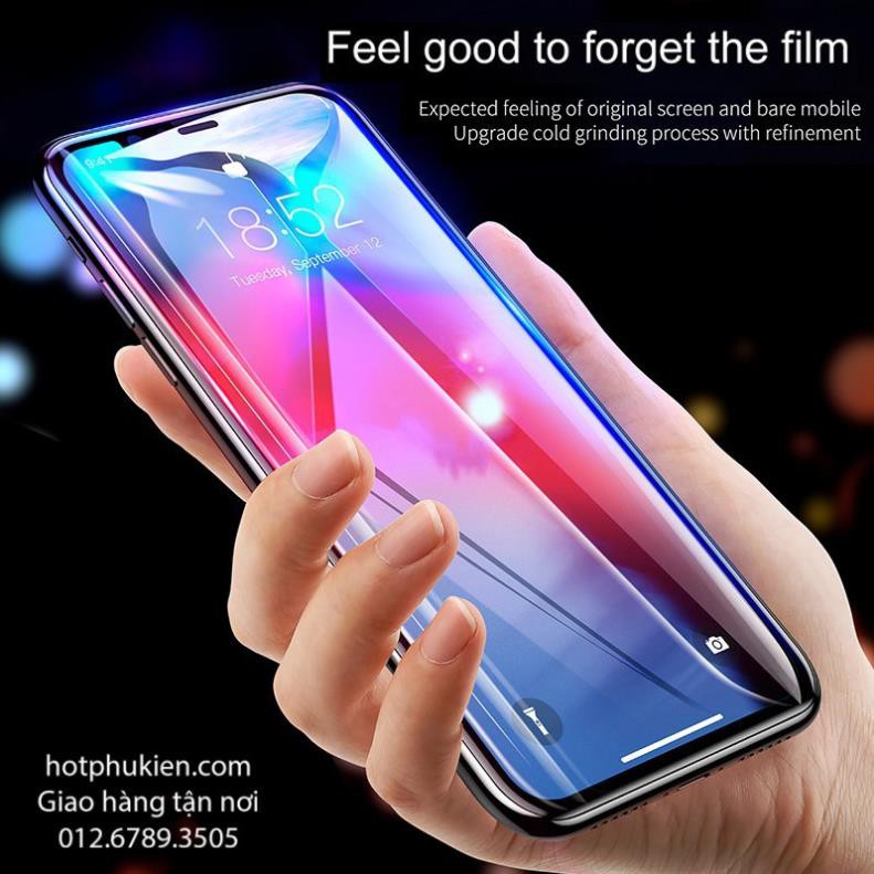 [BH 1 ĐỔI 1] Miếng dán kính cường lực màn hình iPhone X / iPhone XS Baseus mỏng 0.3mm chống chói chống tia cực tím