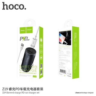 Sạc điện thoại trên ô tô Hoco Z19
