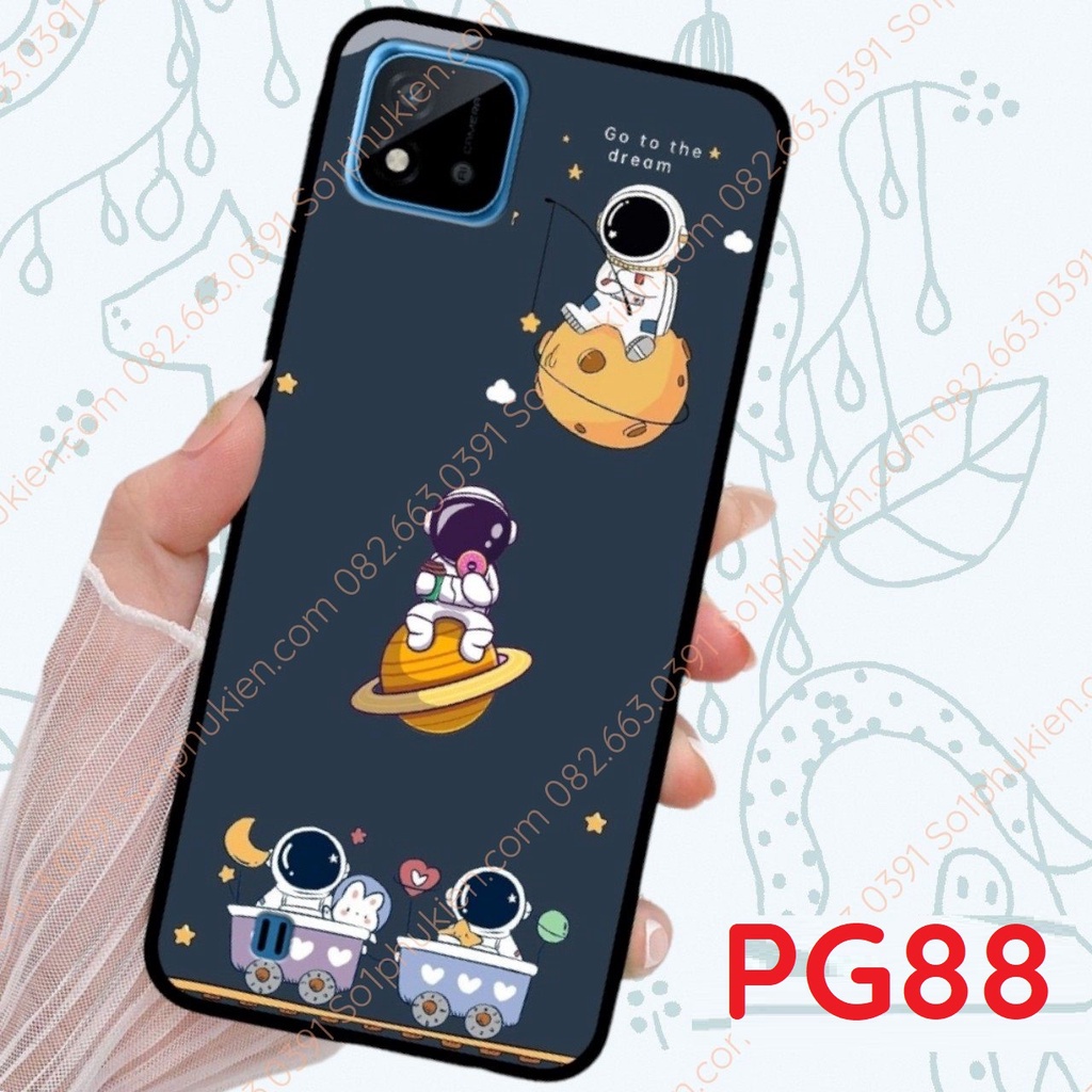 Ốp lưng REALME C11 2020  C11 2021  C12 C15 C20 in hình Astronaut phi hành gia dễ thương, vũ trụ độc đáo