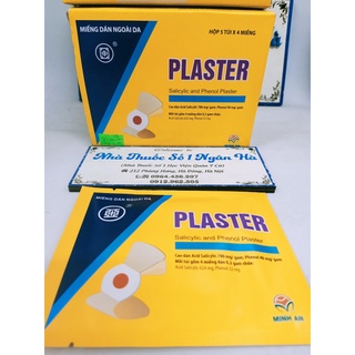 Miếng dán mụn cóc PLASTER, 1 túi 4 miếng