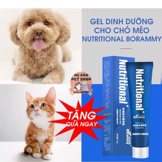 [THANH LÝ]⭐Nutritional Gel dinh dưỡng Borammy Xanh⭐CHÍNH HÃNG⭐FREE SHIP⭐cho chó mèo 120g, bổ sung dinh dưỡng toàn diện