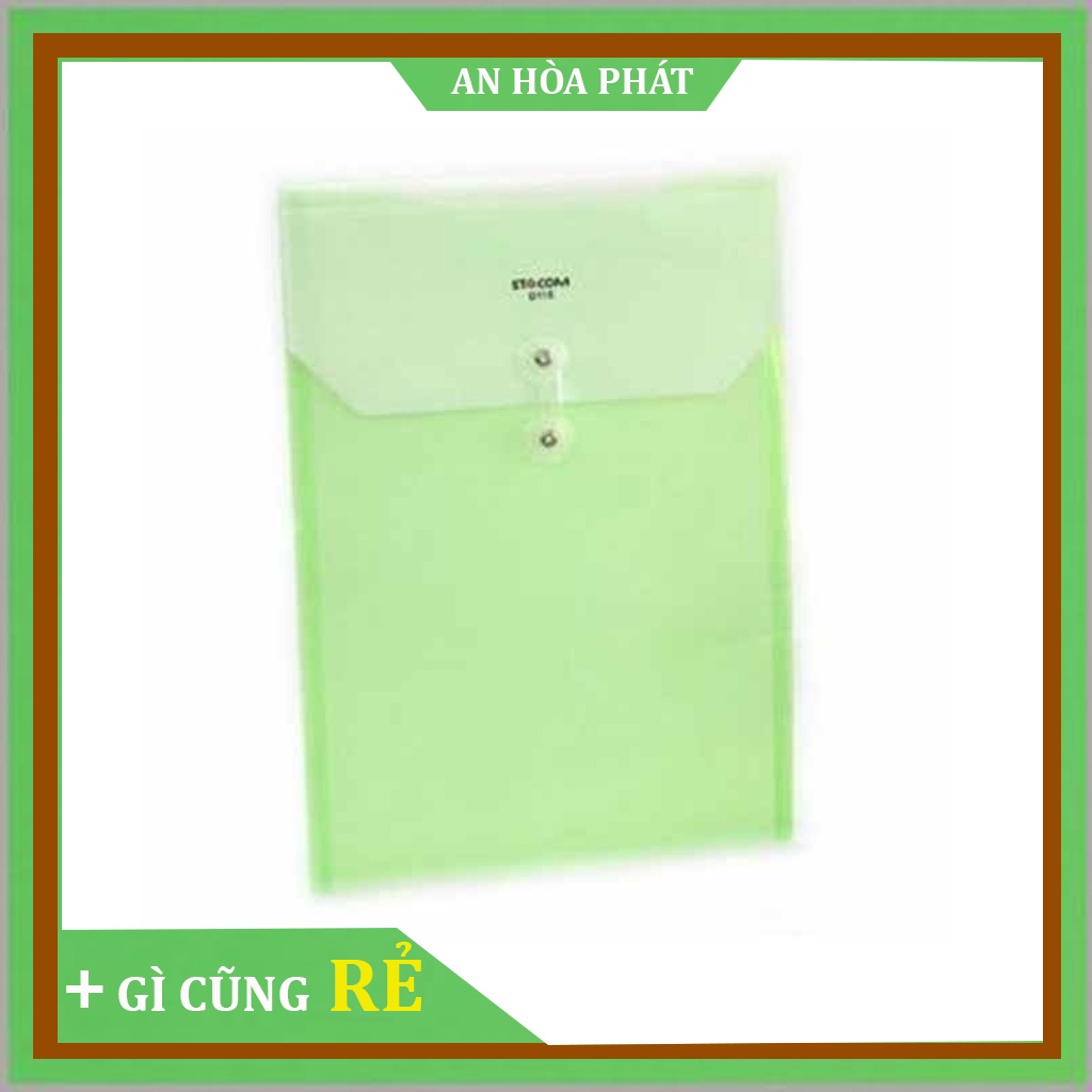 Túi hồ sơ nhựa trong Trà My khổ A - 118, khổ F - 119