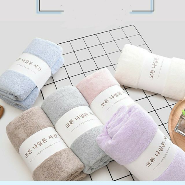 Khăn Tắm Xuất Hàn Chất Siêu Mềm Mịn Sẵn SLL