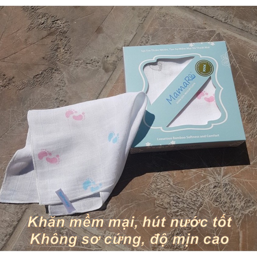 MAMARU | SET 10 KHĂN SỮA CHO BÉ 25X25cm
