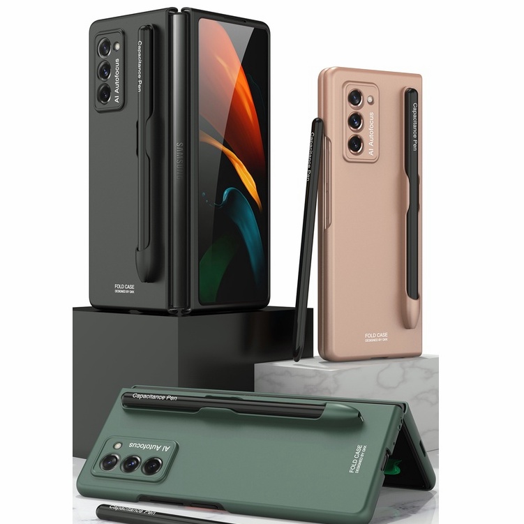 Ốp Điện Thoại Kèm Bút Cảm Ứng Cho Samsung Galaxy Z Fold 2 Fold 3