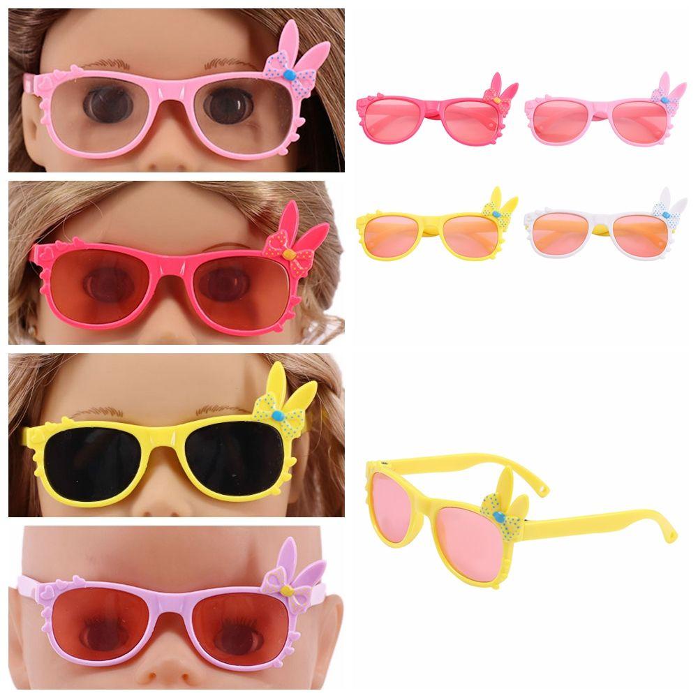 Kính Mát Tròng Màu Sắc Cầu Vồng Xinh Xắn Cho Búp Bê