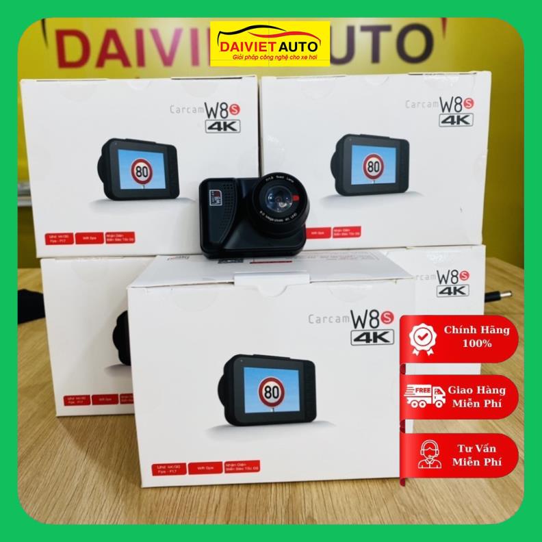 Carcam W8s Cam hành trình đọc biển báo tốc độ giao thông TẠI ĐẠI VIỆT AUTO