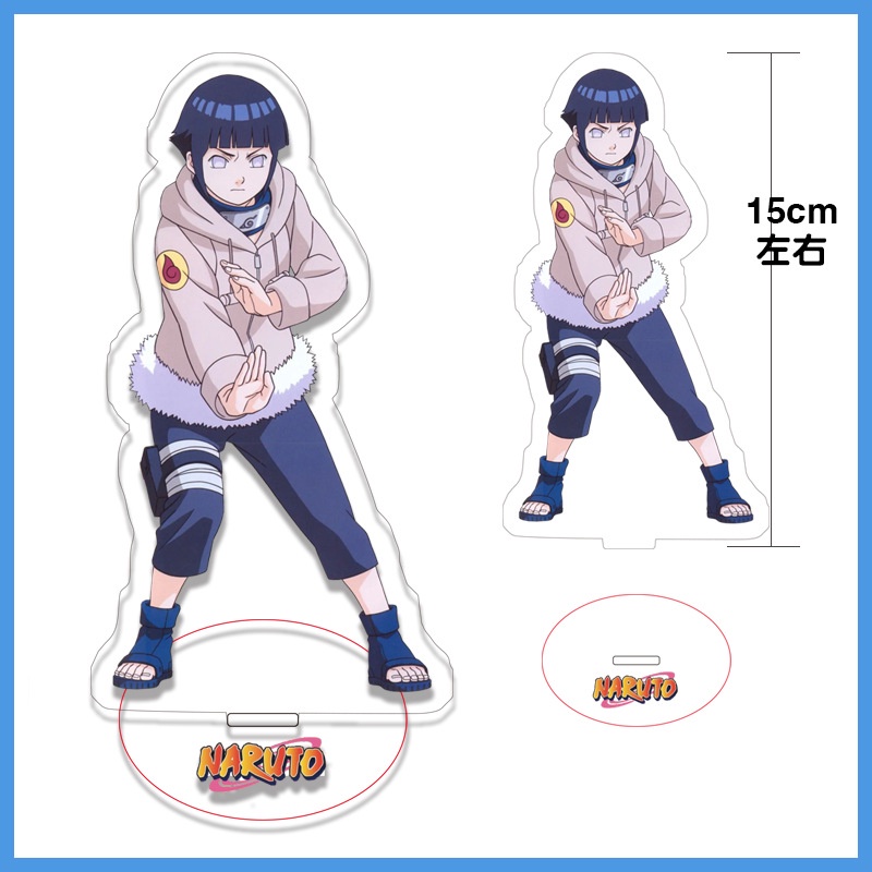 NARUTO Action Figurines Standee Uchiha Sasuke Haruno Sakura Hatake Kakashi 15cm Large Desk Stand