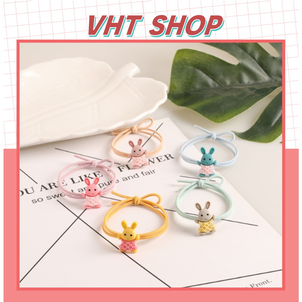 [P72] Dây Buộc Tóc Hình Thỏ Xinh Xắn
