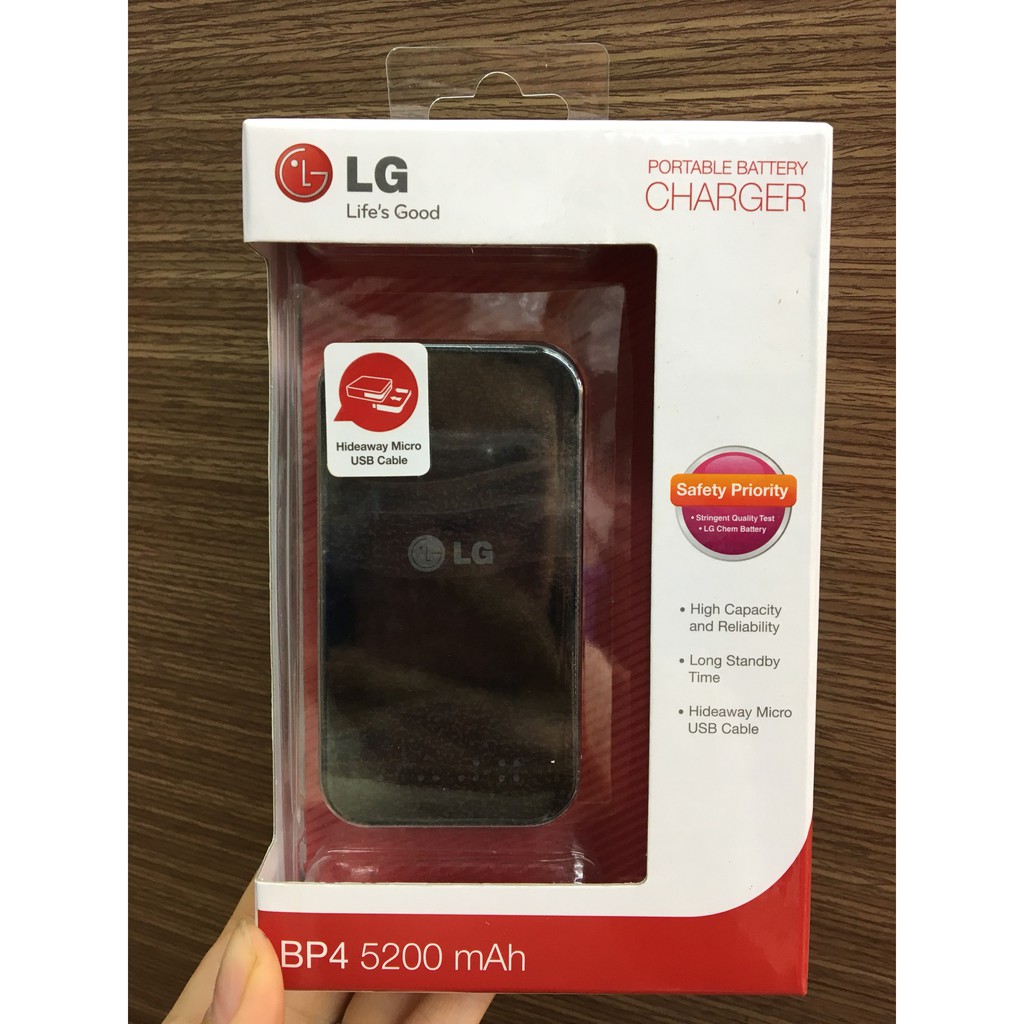 Pin Sạc Dự Phòng 5200mAh LG