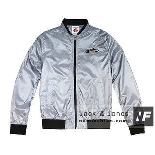 Áo khoác gió nam cao cấp cổ bomber thời trang xuất Hàn JackJOnes