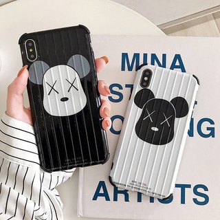 [ FREESHIP TỪ 50K TOÀN QUỐC ] Ốp lưng Iphone BearBrick gân sọc
