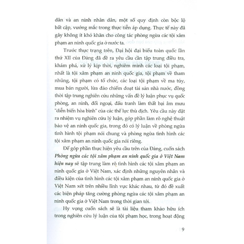 Sách - Phòng Ngừa Các Tội Xâm Phạm An Ninh Quốc Gia Ở Việt Nam Hiện Nay | BigBuy360 - bigbuy360.vn