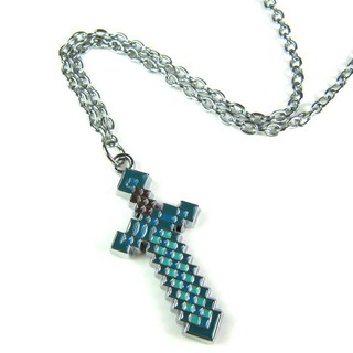 Dây Chuyền Minecraft Kiếm Diamond Hàng Chính Hãng