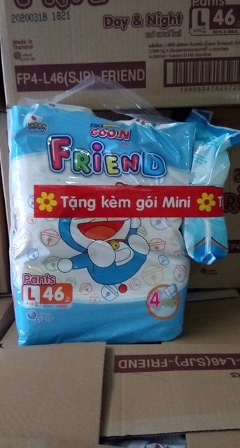 [Tặng 5 miếng] Bỉm Goon Friend quần M54,L46,XL40,XXL32