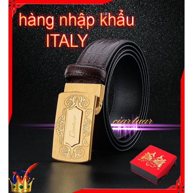 HOT-HOT-HOT dây nịt nam thắt lưng da doanh nhân thời trang nhập khẩu ciartuar italy