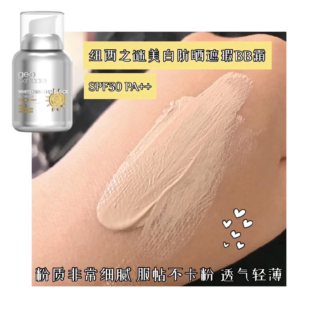 (Hàng Mới Về) Kem Chống Nắng Bb Cream Dưỡng Ẩm Làm Trắng Da Thương Hiệu Zealand Mystery | BigBuy360 - bigbuy360.vn