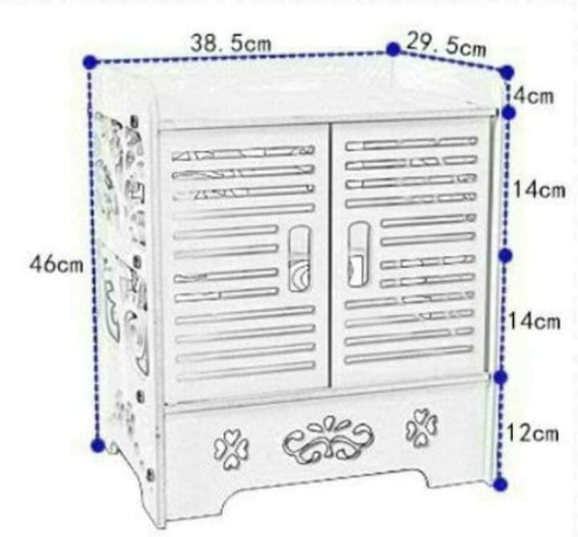 Tủ để đầu giường bằng chất liệu gỗ nhựa Composite, có khả năng chống thấm nước (chất liệu đang hot hiện nay)