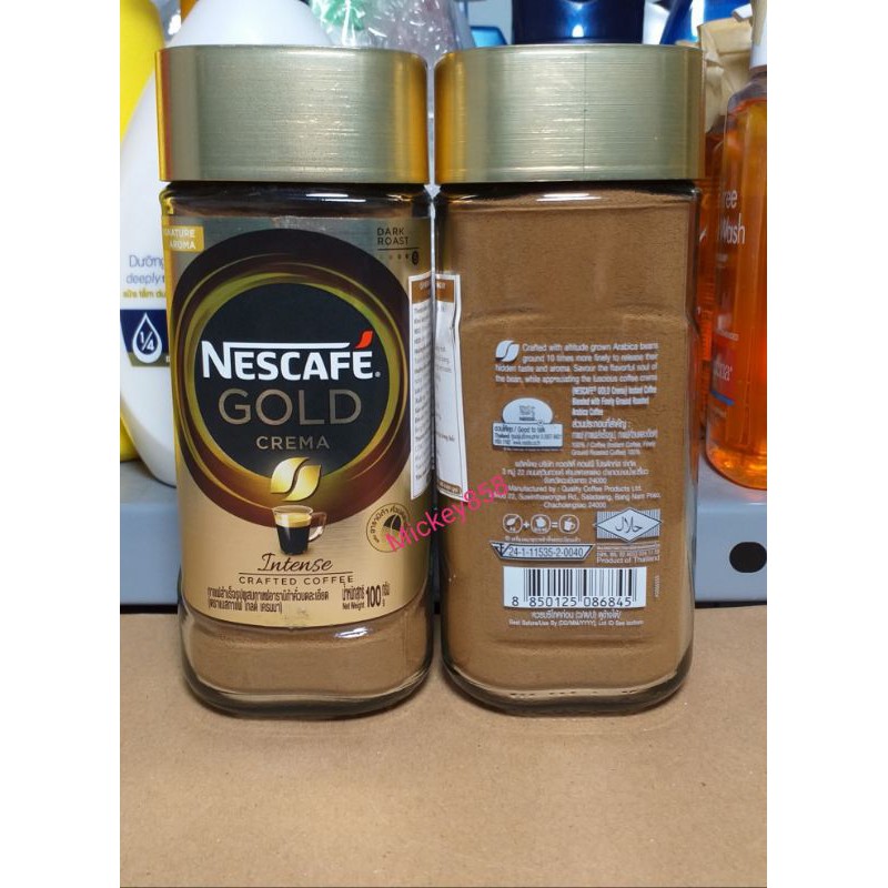 Cà phê hòa tan kết hợp rang xay NESCAFÉ Gold 100g