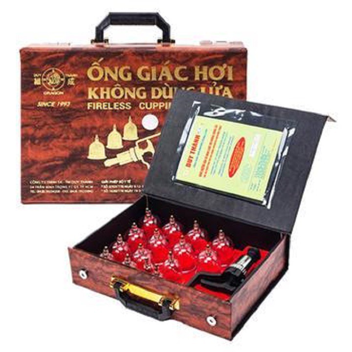 BỘ GIÁC HƠI KHÔNG DÙNG LỬA DUY THÀNH YGH01 (LOẠI A)