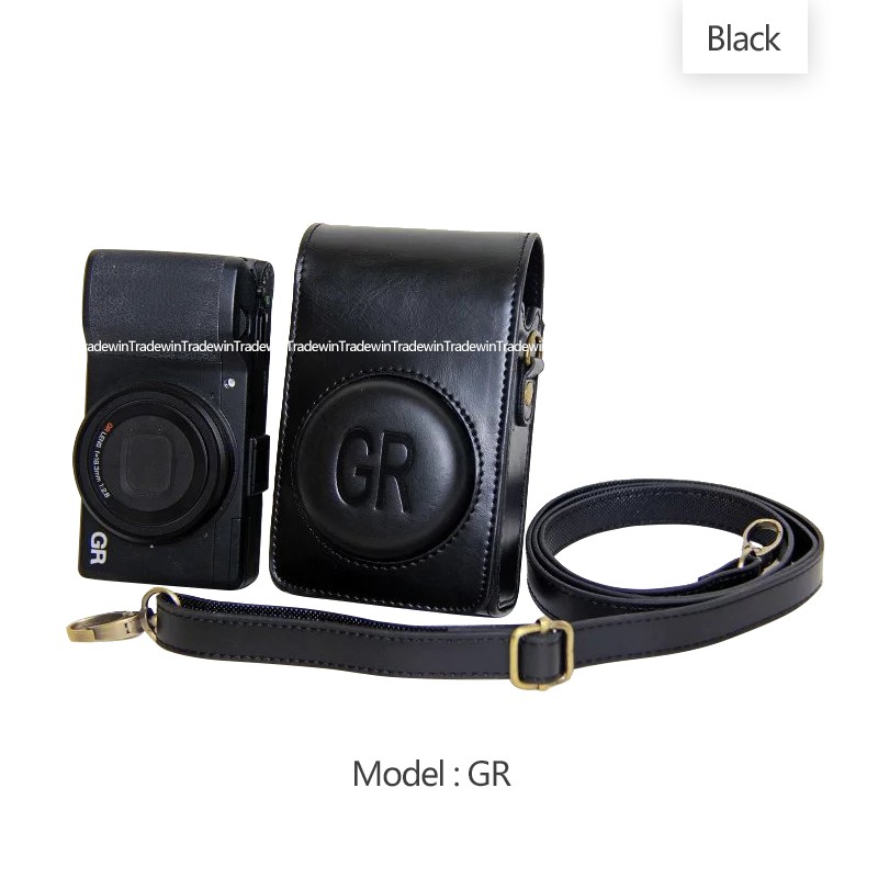 Bao Da Pu Đựng Máy Ảnh Ricoh GR3 GRiii GR Mark iii Kèm Dây Đeo Vai