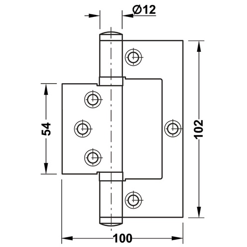 Bản lề âm dương 45 kg HAFELE 926.96.100 chính hãng