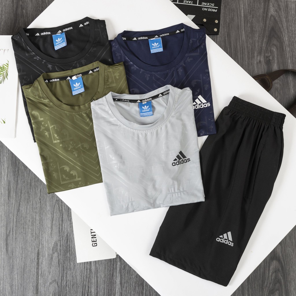 BỘ TTDAS NAM 4 MÀU VÂN CHÌM CỔ TRÒN M23 | BigBuy360 - bigbuy360.vn