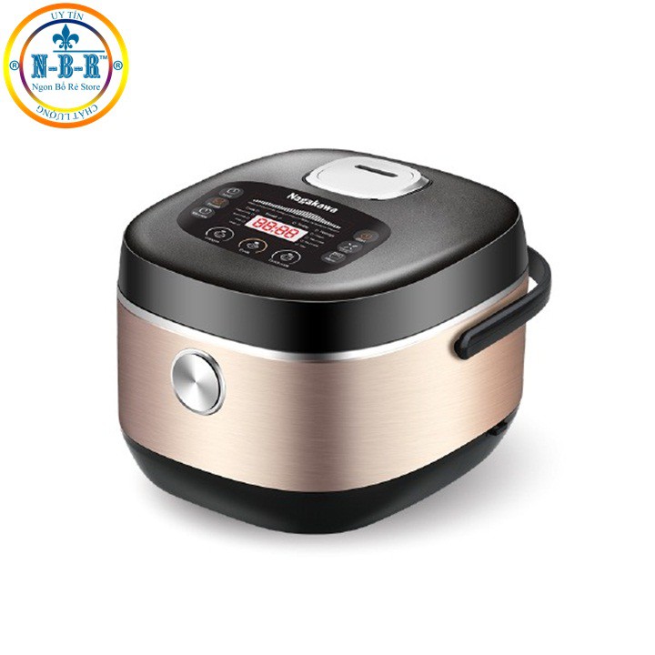 Nồi Cơm Điện Tử Nagakawa NAG-0123, 1.5L, Lòng Niêu, Mâm Nhiệt Cong, Phân Phối Chính Hãng Bởi NBR ,BH Chính Hãng 12 Tháng | BigBuy360 - bigbuy360.vn