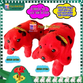 Combo 2 con chó đóm lắc lư đầu trang trí taplo để ô tô xe hơi - chú chó đóm lắc lư khi xe chạy