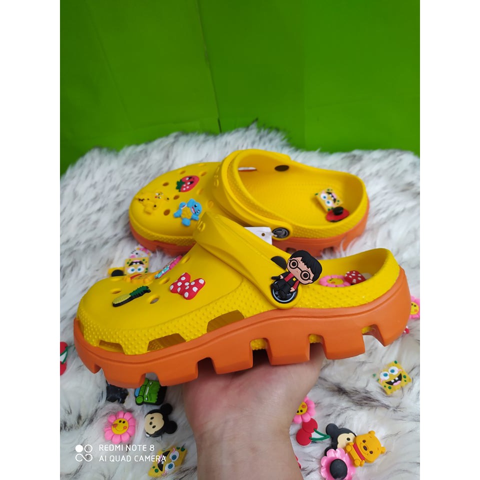 Combo Dép sục cá sâu tặng kèm 10 sticker và 1 thú nhún kèm hộp ( full box) | BigBuy360 - bigbuy360.vn
