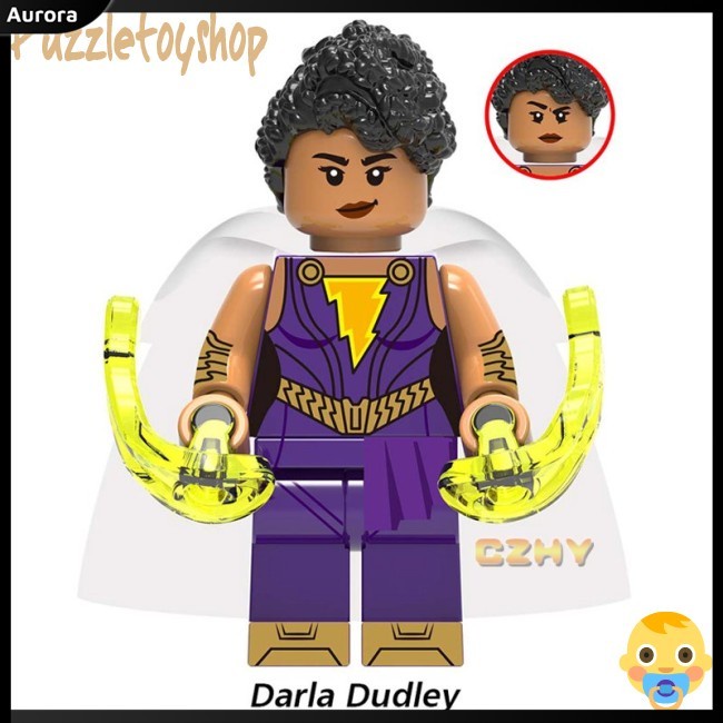 Bộ Đồ Chơi Lắp Ráp Lego Siêu Anh Hùng Aurora Shazam Freddy