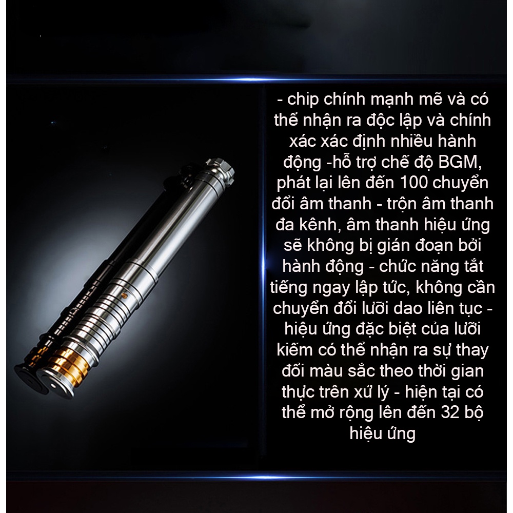 Thanh kiếm ánh sáng trong phim Star Wars UW2.5 tỉ lệ 1:1 cao cấp