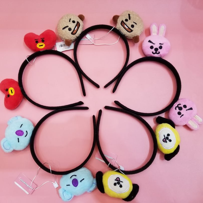 Cài tóc BT21, bờm tóc BT21