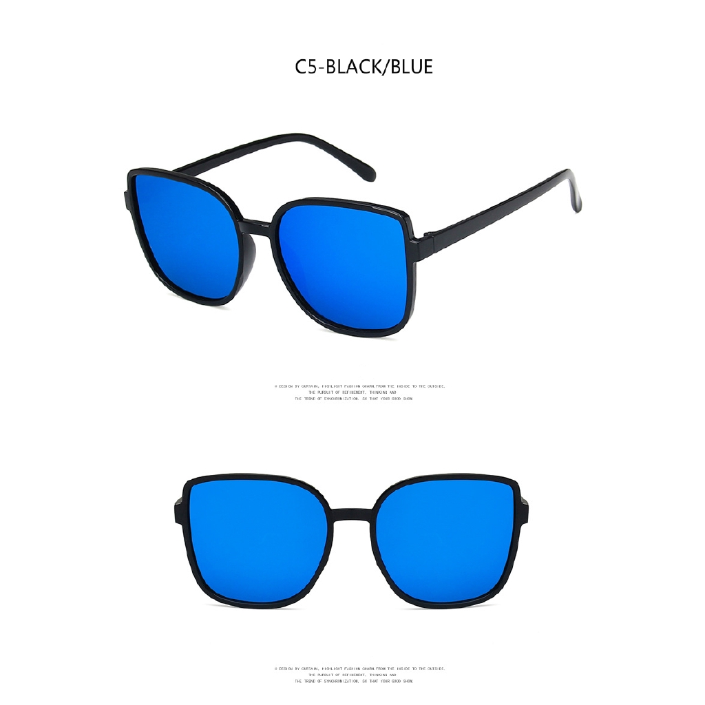 Kính Mát Gọng Vuông Thời Trang Hàn Quốc 2020 Cho Nam Nữ