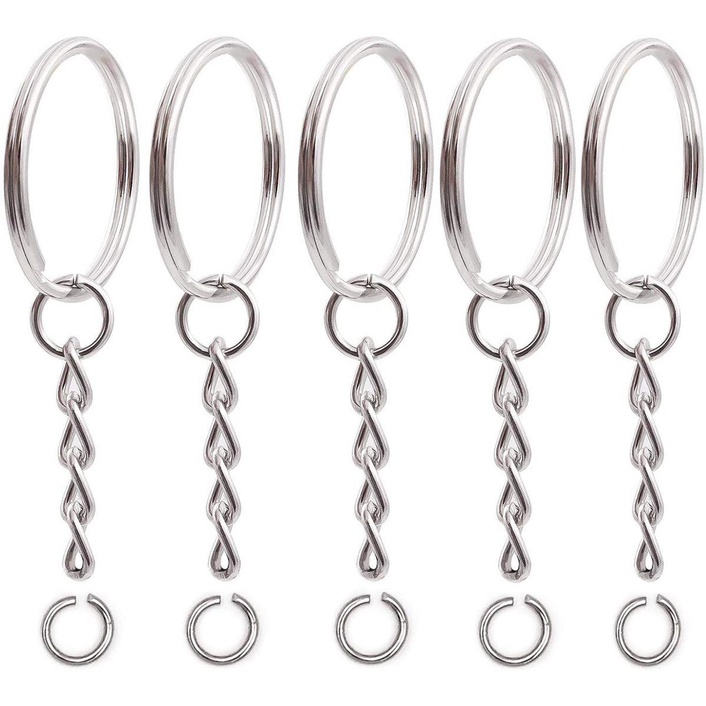 Móc Chìa Khóa Kim Loại Đánh Bóng NICKOLAS DIY