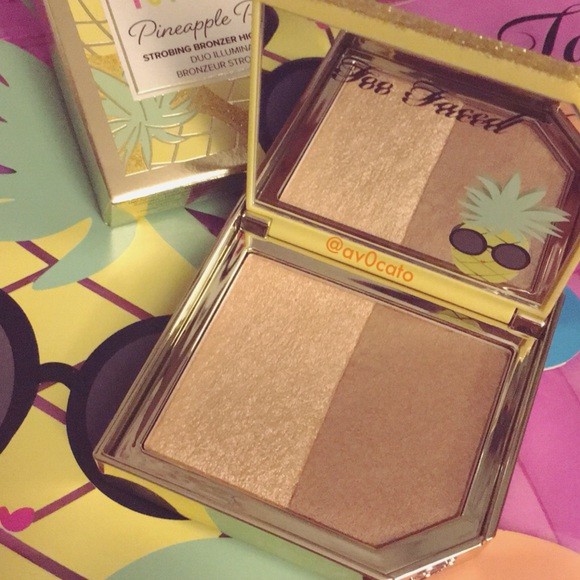 PHẤN TẠO KHỐI, BẮT SÁNG TOO FACED TUTTI FRUTTI PINEAPPLE PARADISE STROBING BRONZER HIGHLIGHTING NHẬP KHẨU CHÍNH HÃNG - 4